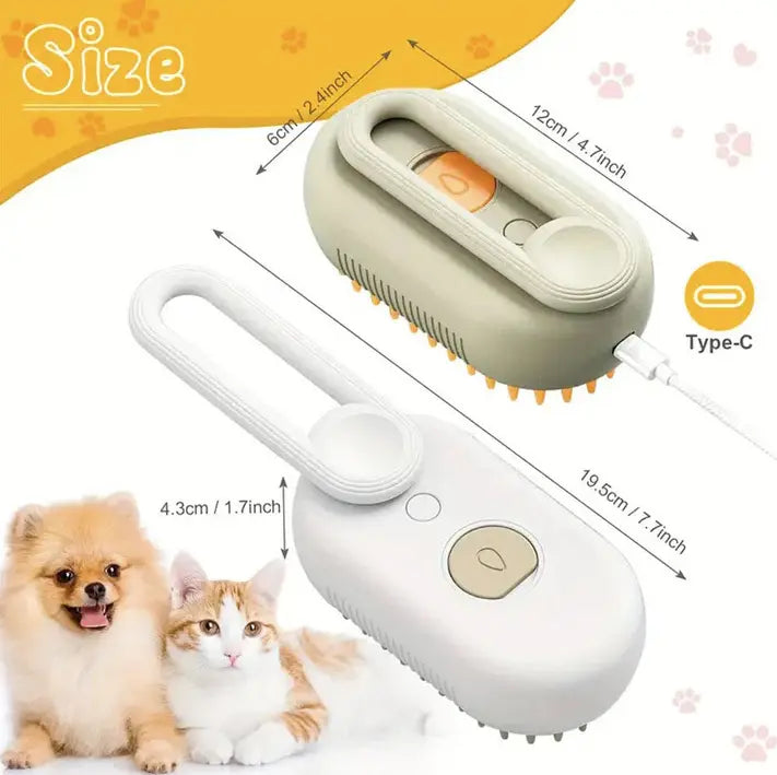 Cepillo de vapor para mascotas