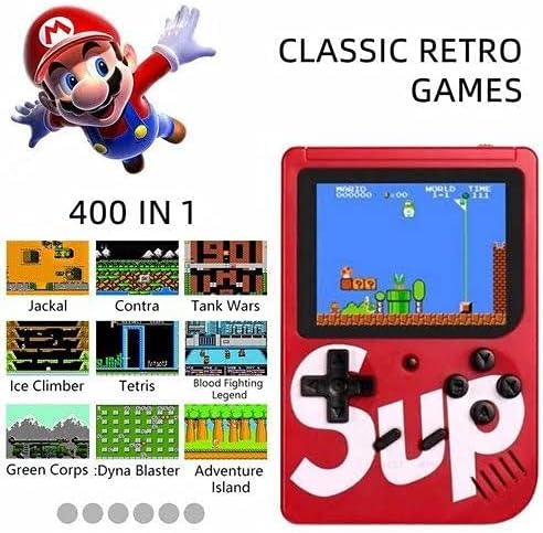 Consola Portátil con 400 Juegos Clásicos