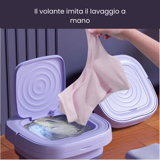 Lavadora eléctrica plegable 8L